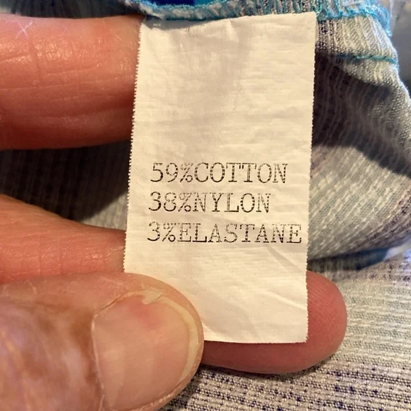 J. Crew Striped Blue and Green Shorts Size 6 - Picture 10 of 11